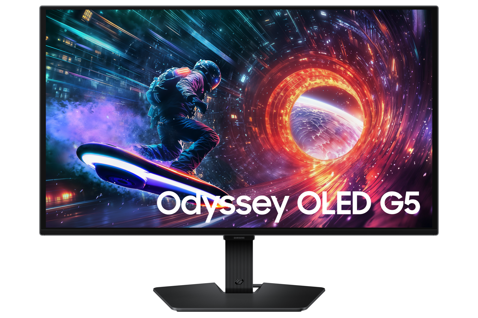 27\" Odyssey OLED G5 G50SF QHD Front Black 