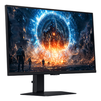 Samsung 27" Odyssey G6 G60F QHD 350Hz Gaming Monitor L-perspective Black 