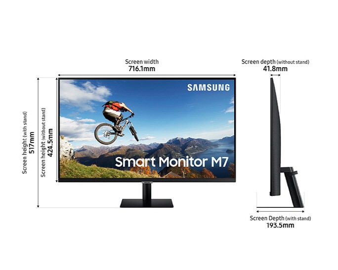 Buy 32 Inch M70A UHD Smart Monitor Samsung UK
