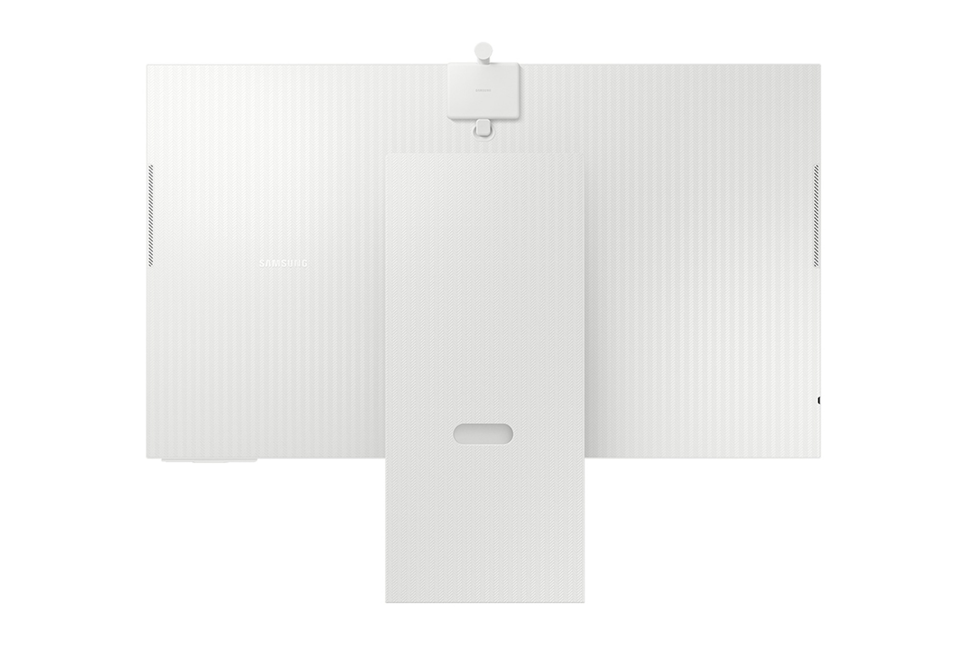 [Réár~ óf Sá~msúñ~g Smá~rt Mó~ñító~r M80D w~íth S~límf~ít cá~mérá~.]