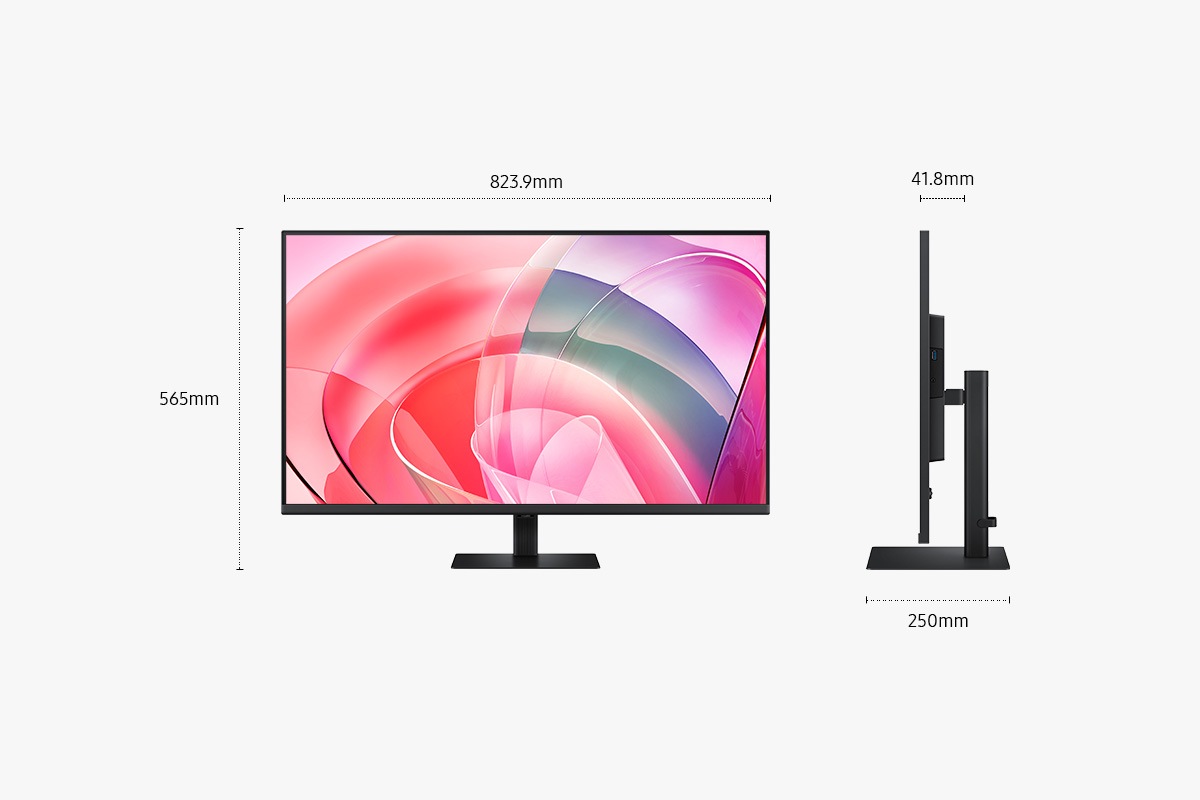 37" ViewFinity S70D UHD Monitor Black