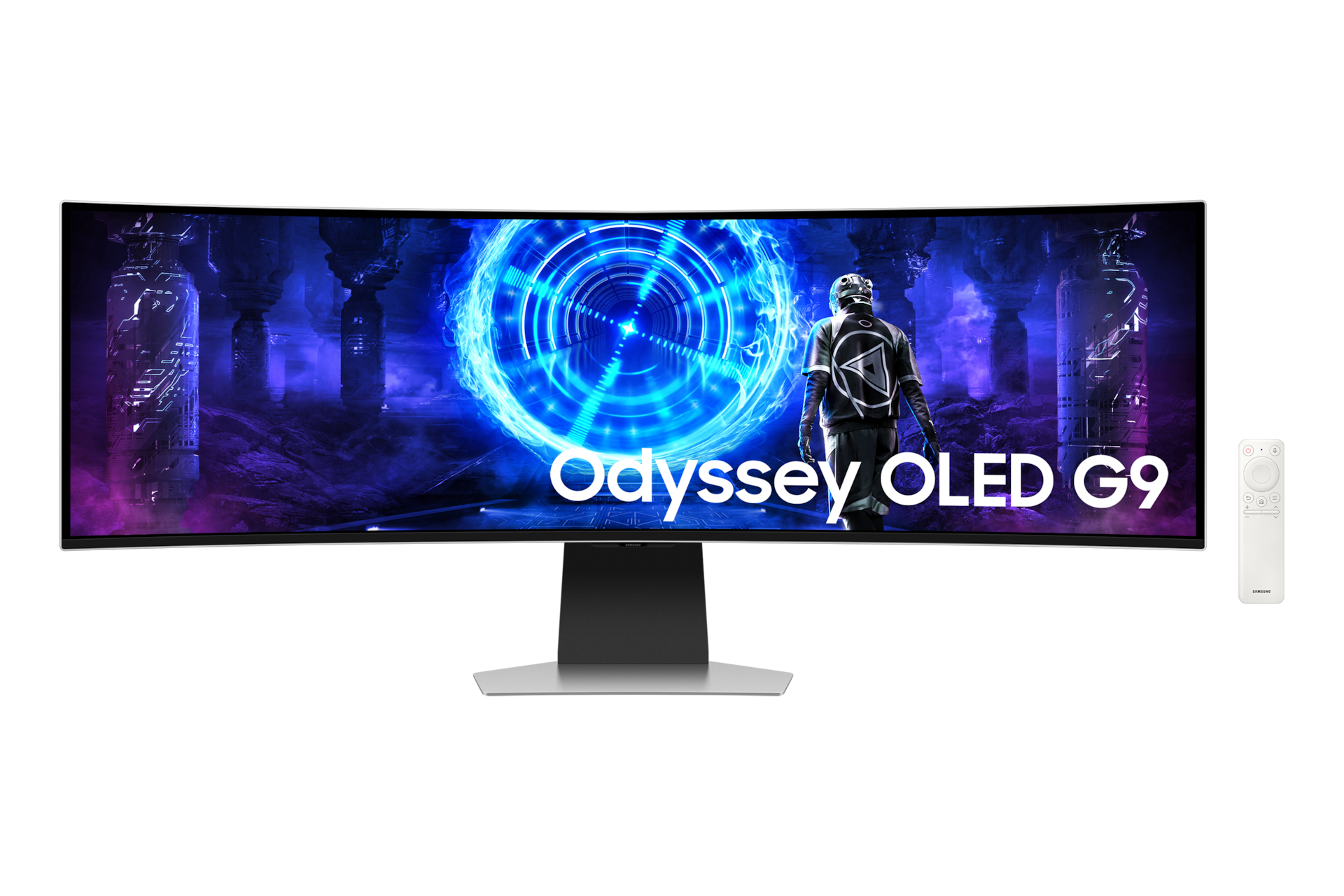 Samsung 49" Odyssey OLED G95SD DQHD, 240Hz Smart Gaming Monitor Silver