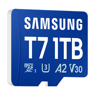 T7 microSD Card microSDXC™ UHS-I Card L-Perspective Blue 
