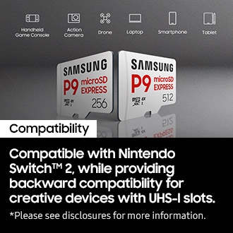 microSD Express Card P9 Express White