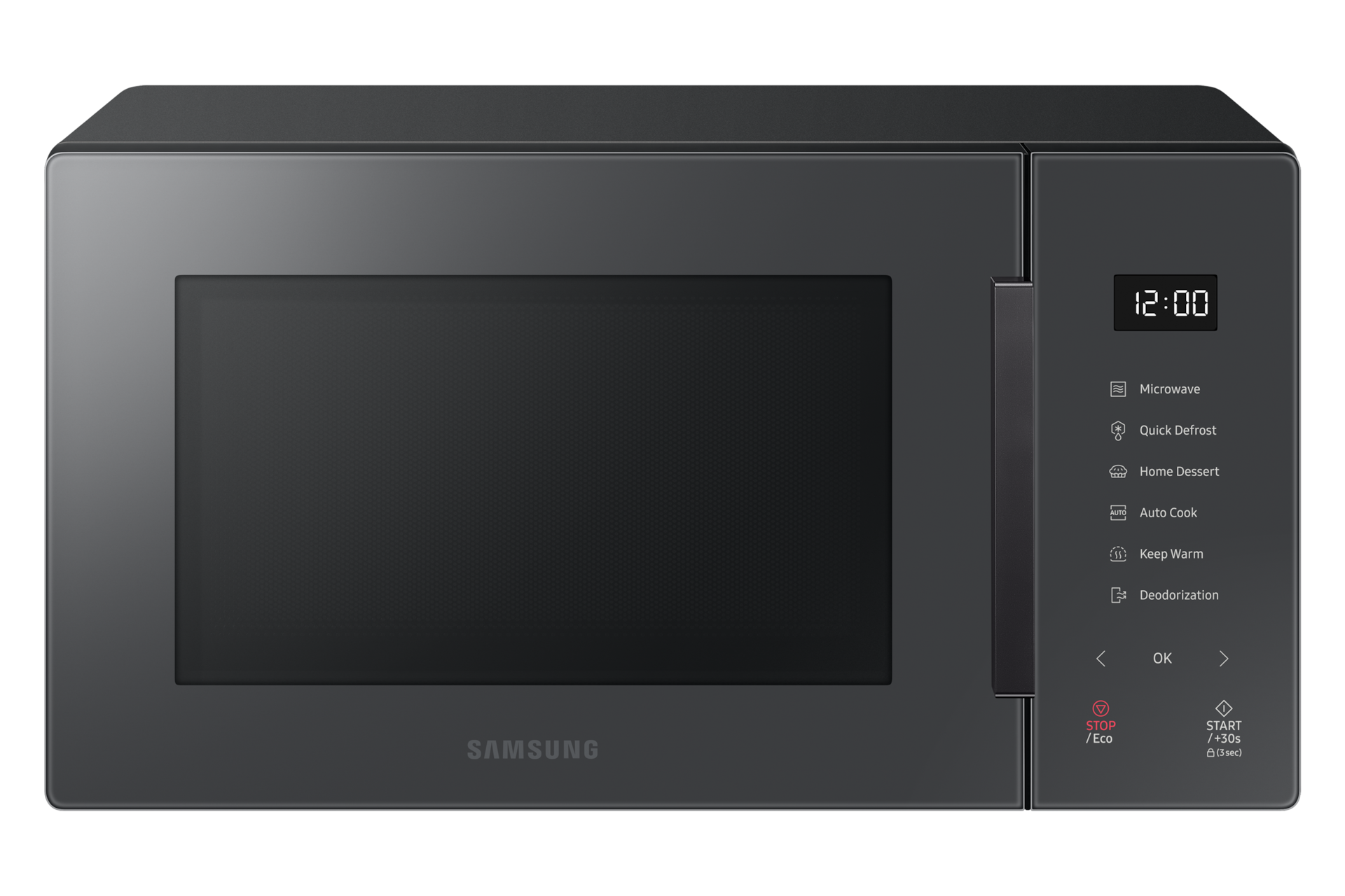 Samsung Mikrowelle Bespoke, Clean Charcoal, 23l, 800W, MS23T5018AC