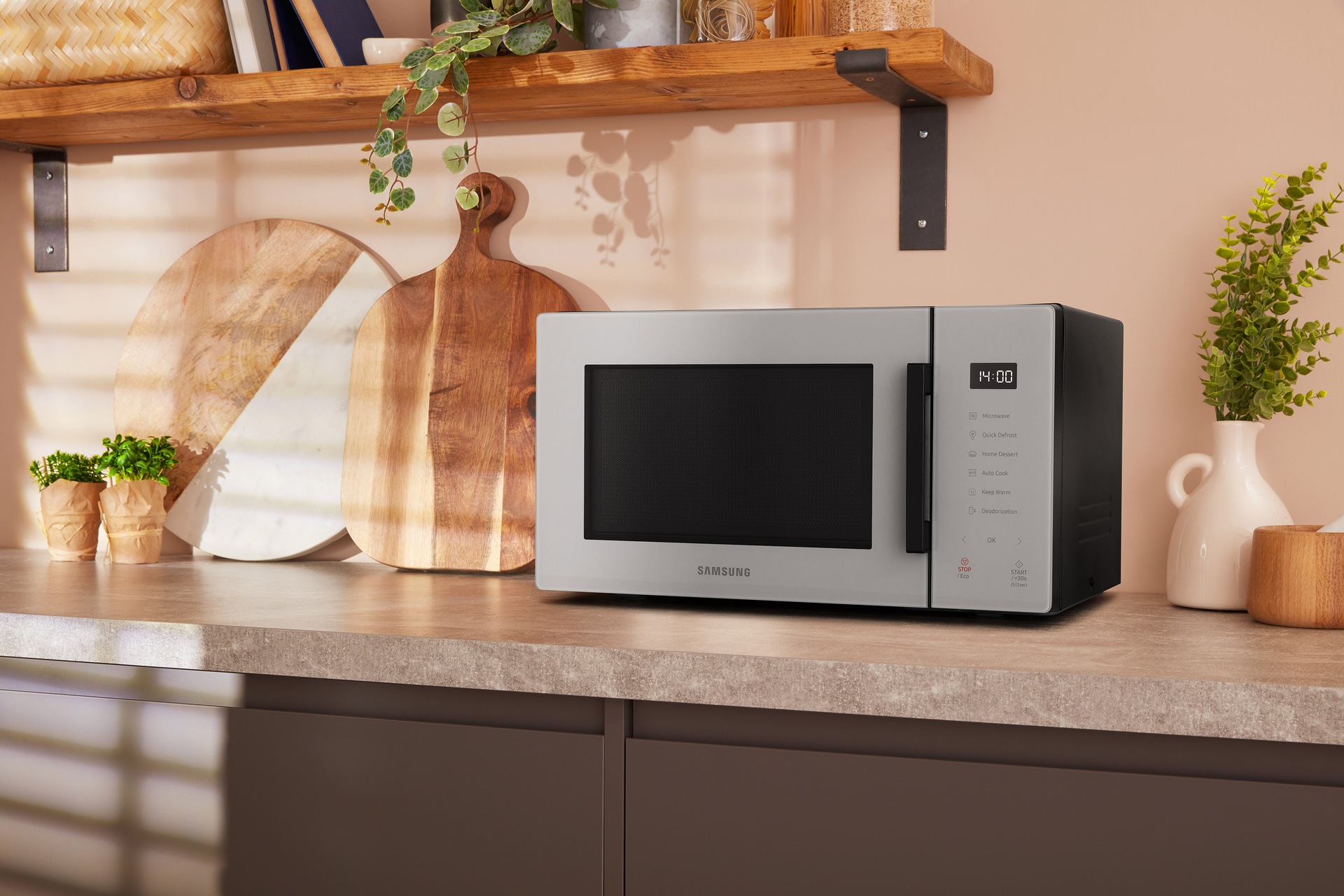 SAMSUNG BESPOKE 30L SOLO MICROWAVE OVEN - MS30T5018G