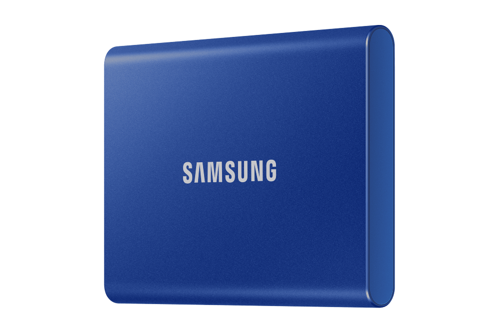Portable Samsung Blue 1 TB SSD T7 | Samsung UK