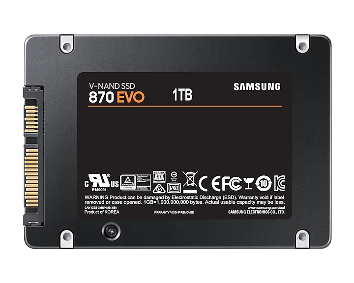 870 EVO SATA 2.5” SSD 1TB | MZ-77E1T0B/EU | Samsung Business UK