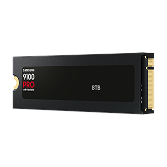 9100 PRO with Heatsink, PCIe 5.0, NVMe M.2 SSD R-Perspective Black 