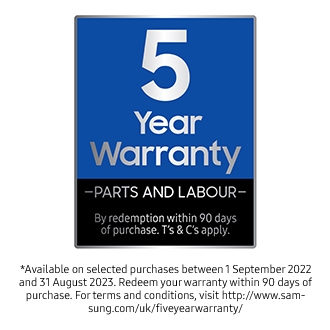 warranty logo 5 year