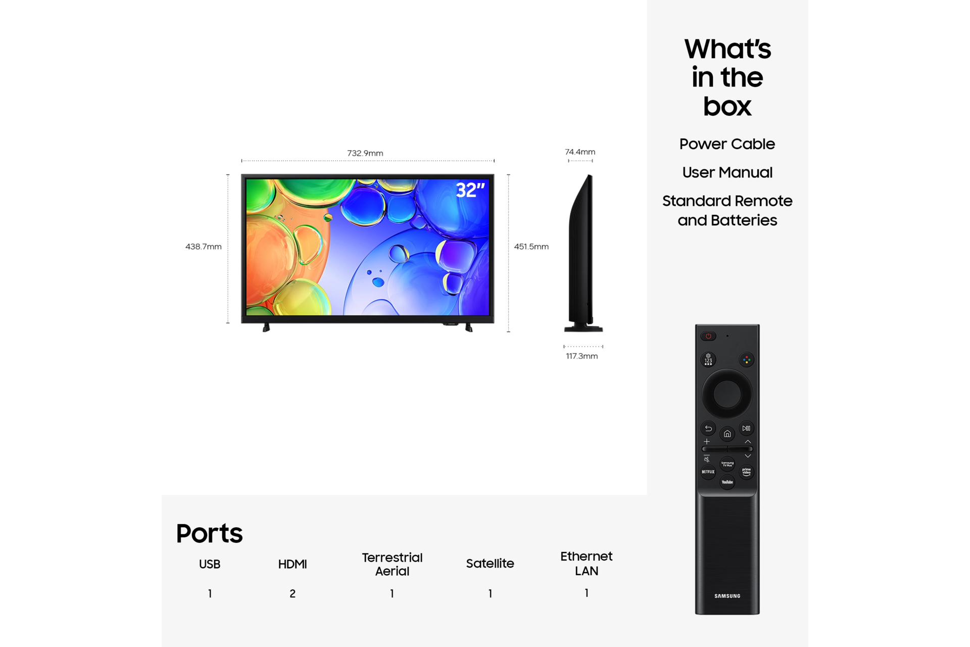 32" QLED Q5F Full HD Smart TV (2026) Black