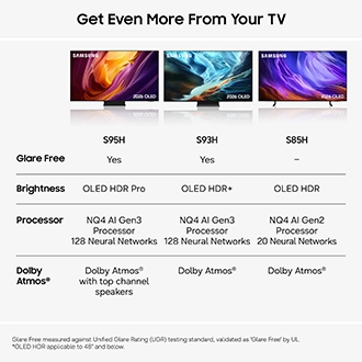42'' OLED S93H 4K Samsung Vision AI Smart TV (2026) Graphite