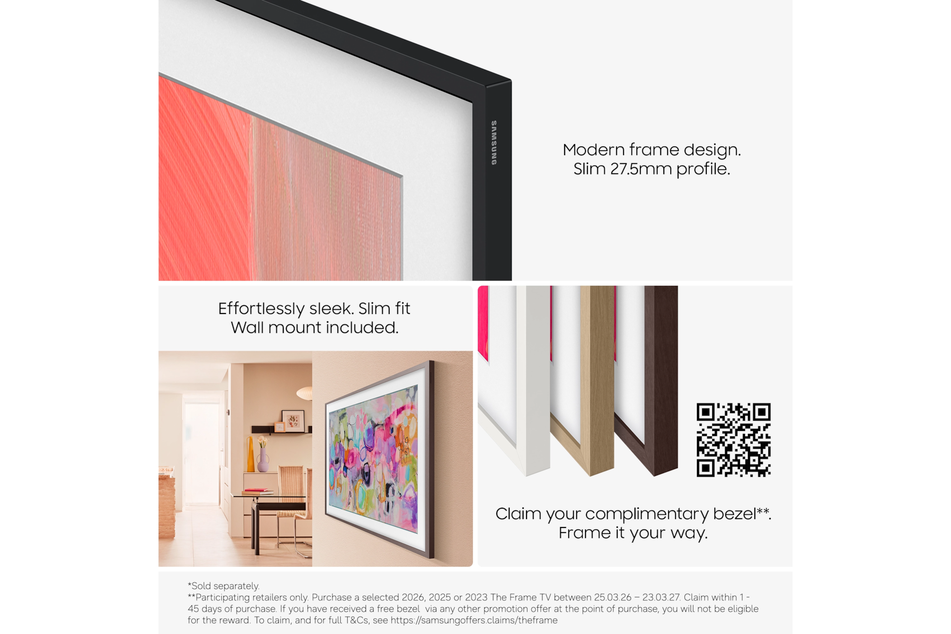 43" The Frame LS03HE 4K Samsung Vision AI Smart TV (2026) Black
