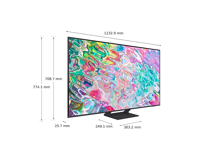 Samsung 55 inch tv stand deals width