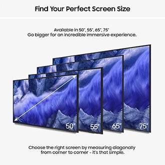 55" QLED QEF1 4K Vision AI Smart TV (2025) Titanium Gray