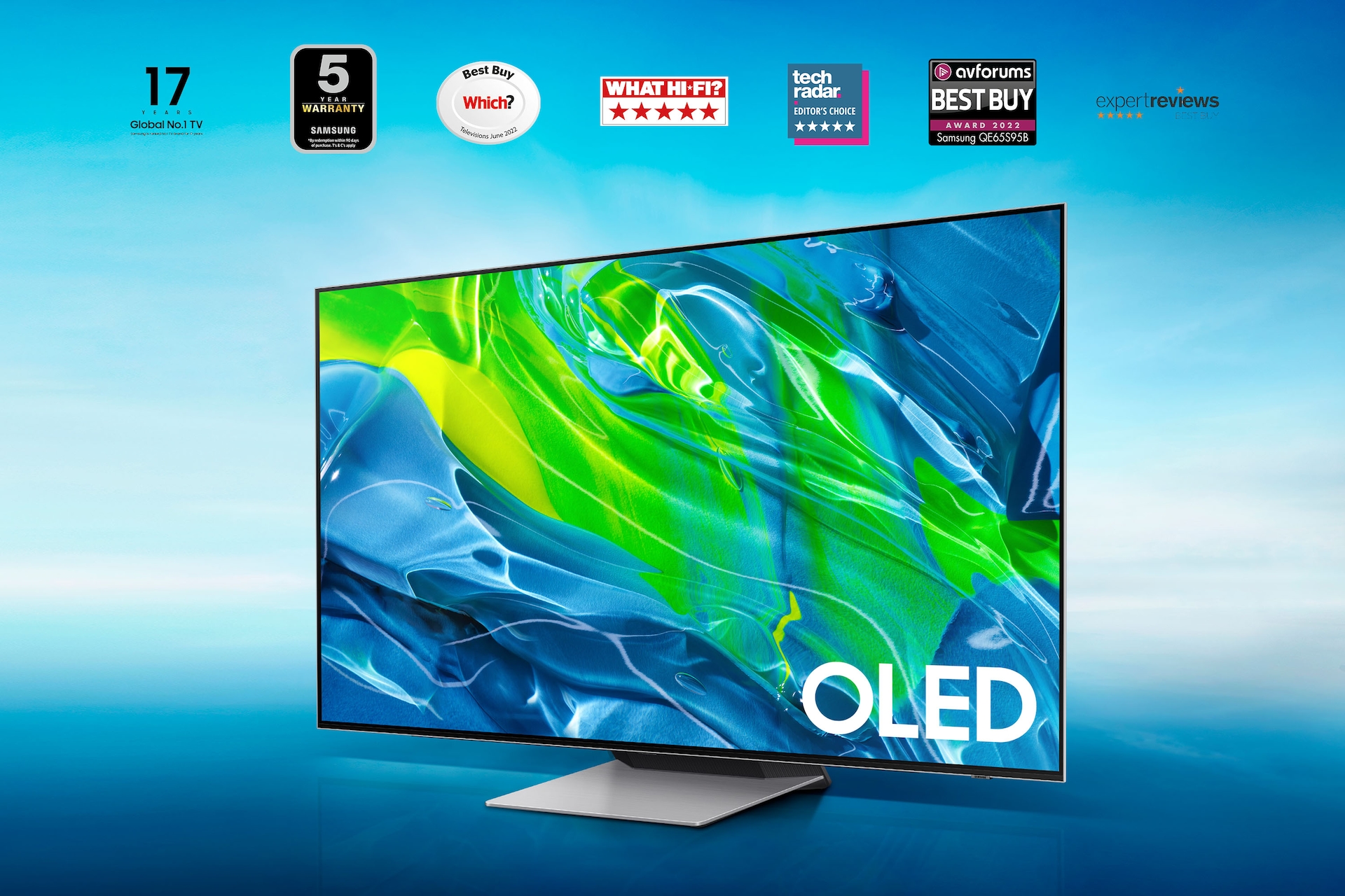 Samsung's new S95D QD-OLED TV with OLED Glare Free tech