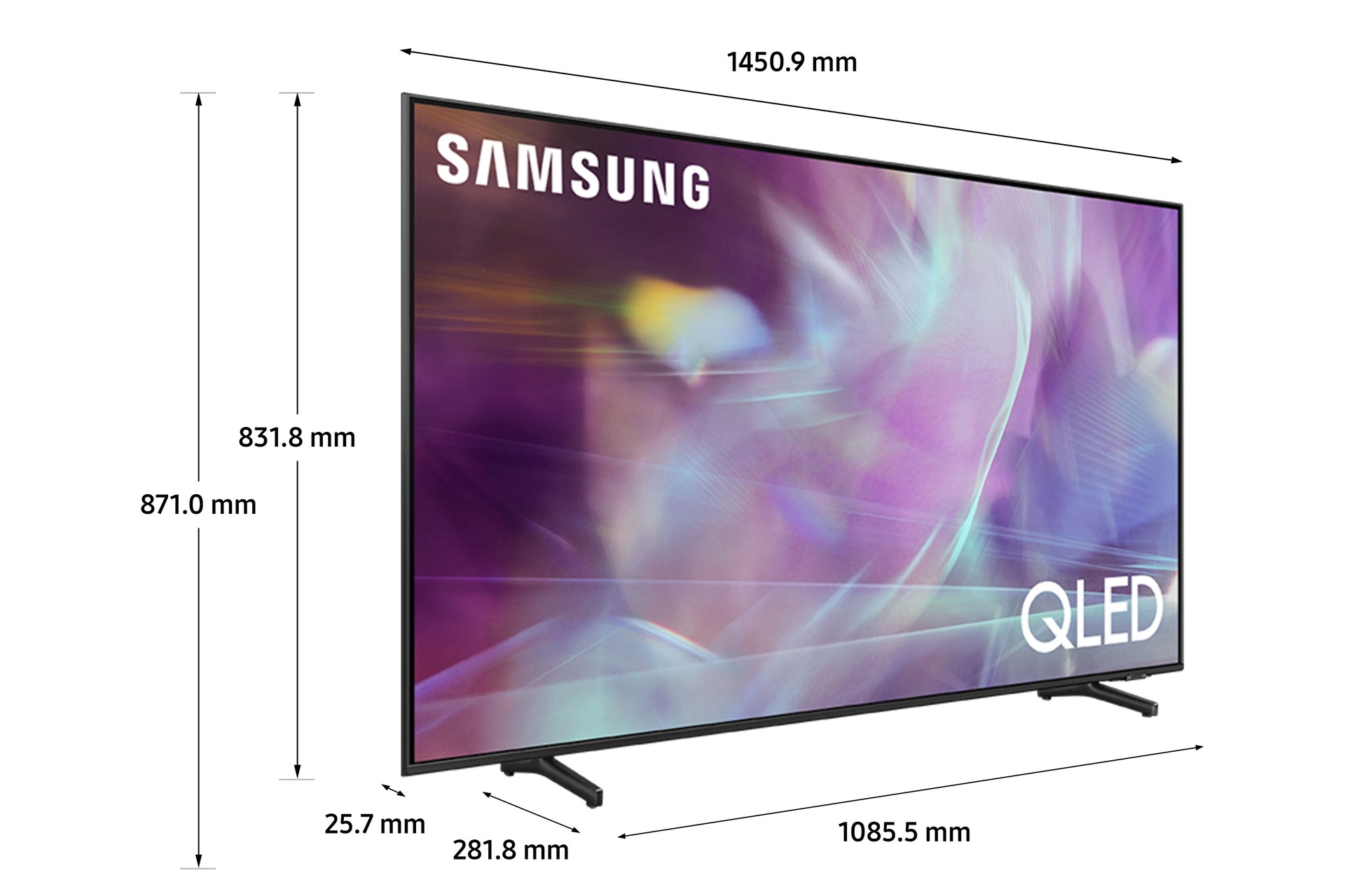 how much does a 65 inch tv weight in kg