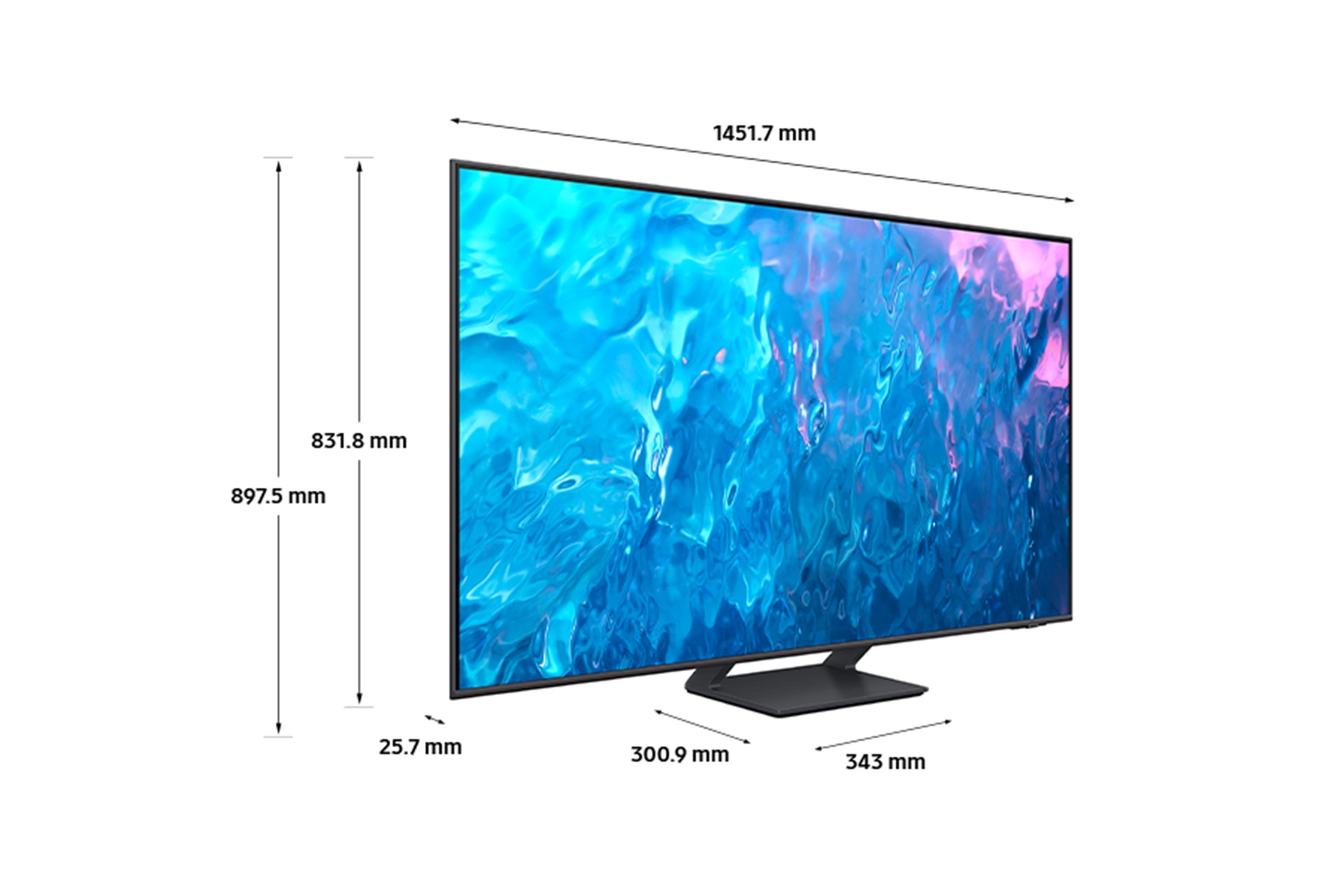 Qled 65 store inch tv