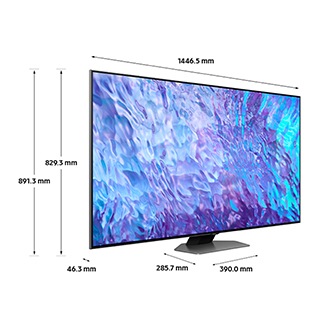 Tv 65 Samsung Qe65q80aatxxc Qled Direct Full Array 4k Hdr10+ Peana Central