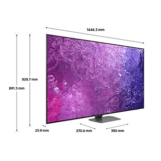 TV QLED 65 - SAMSUNG QE65QN90AATXXC, QLED 4K, Procesador Neo QLED