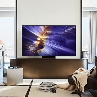 65" OLED S93F 4K Vision AI Smart TV (2025) Black