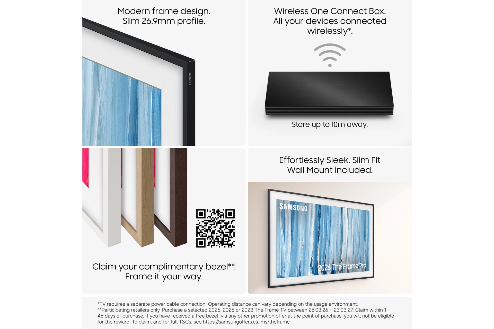 75" The Frame Pro LS03HW 4K Samsung Vision AI Smart TV (2026) Black