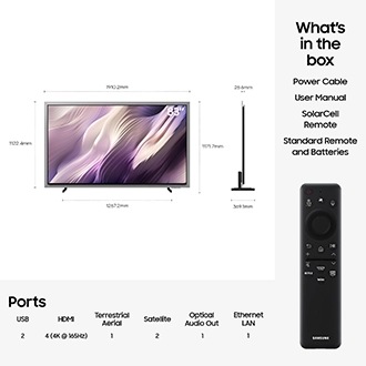 83" OLED S99H 4K Samsung Vision AI Smart TV Silver