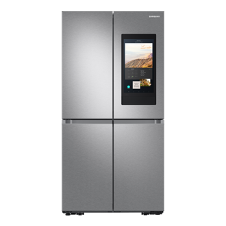 Samsung RF23R62E3B1 Freestanding 75/25 American Fridge Freezer, Black Beauty