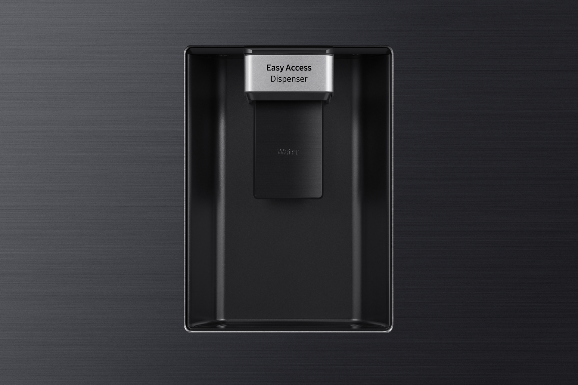 Tall One Door RI80H/24 AI precise cooling 387L Detail-Dispenser Black 