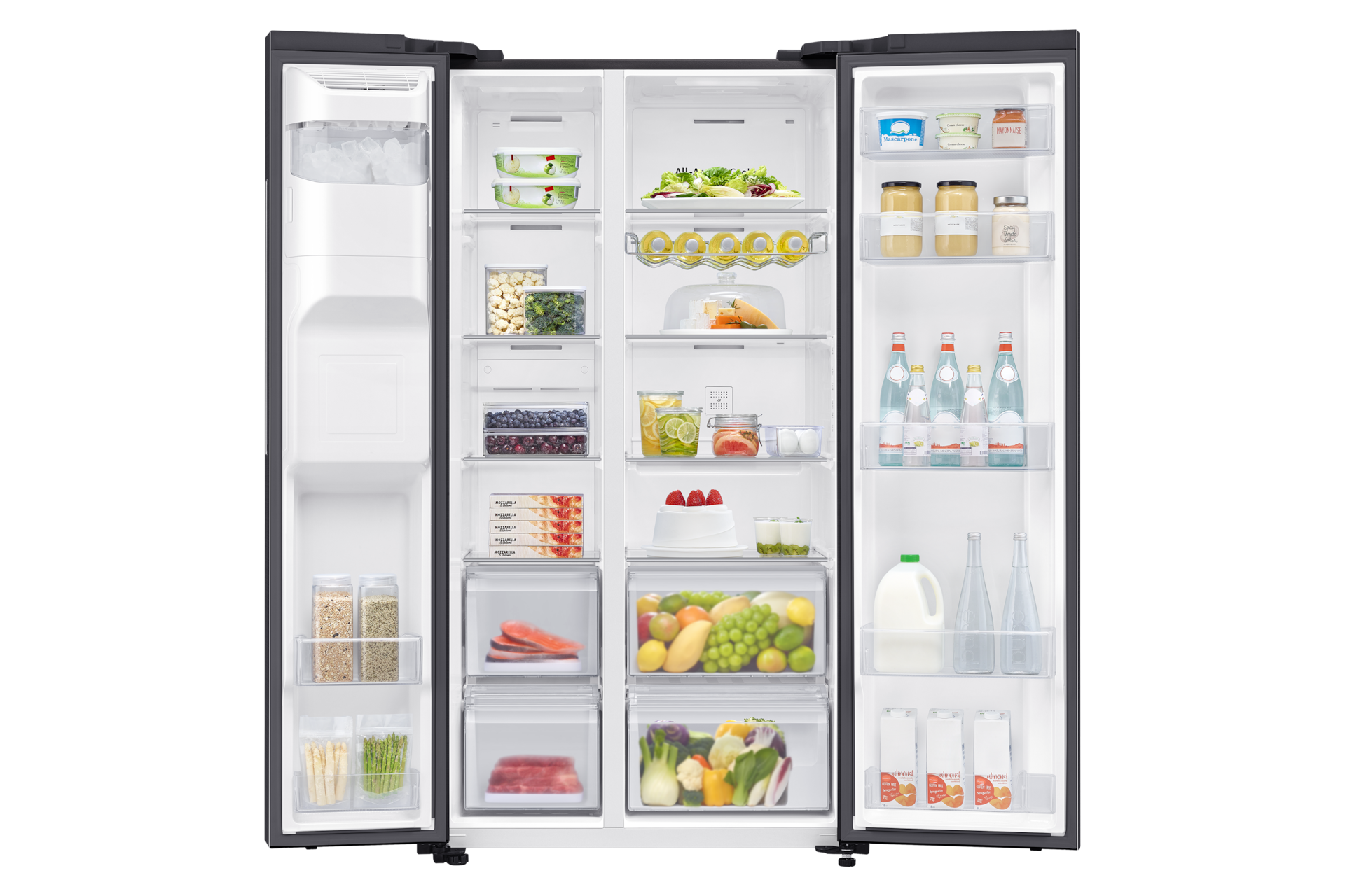 front-open-with-food Black