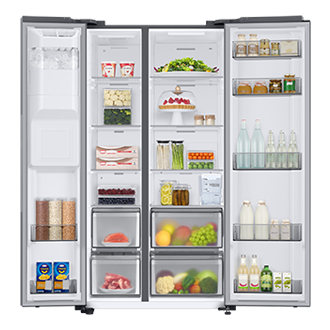 Buy 609l American Style Fridge Rs68a8530b1 Samsung Uk