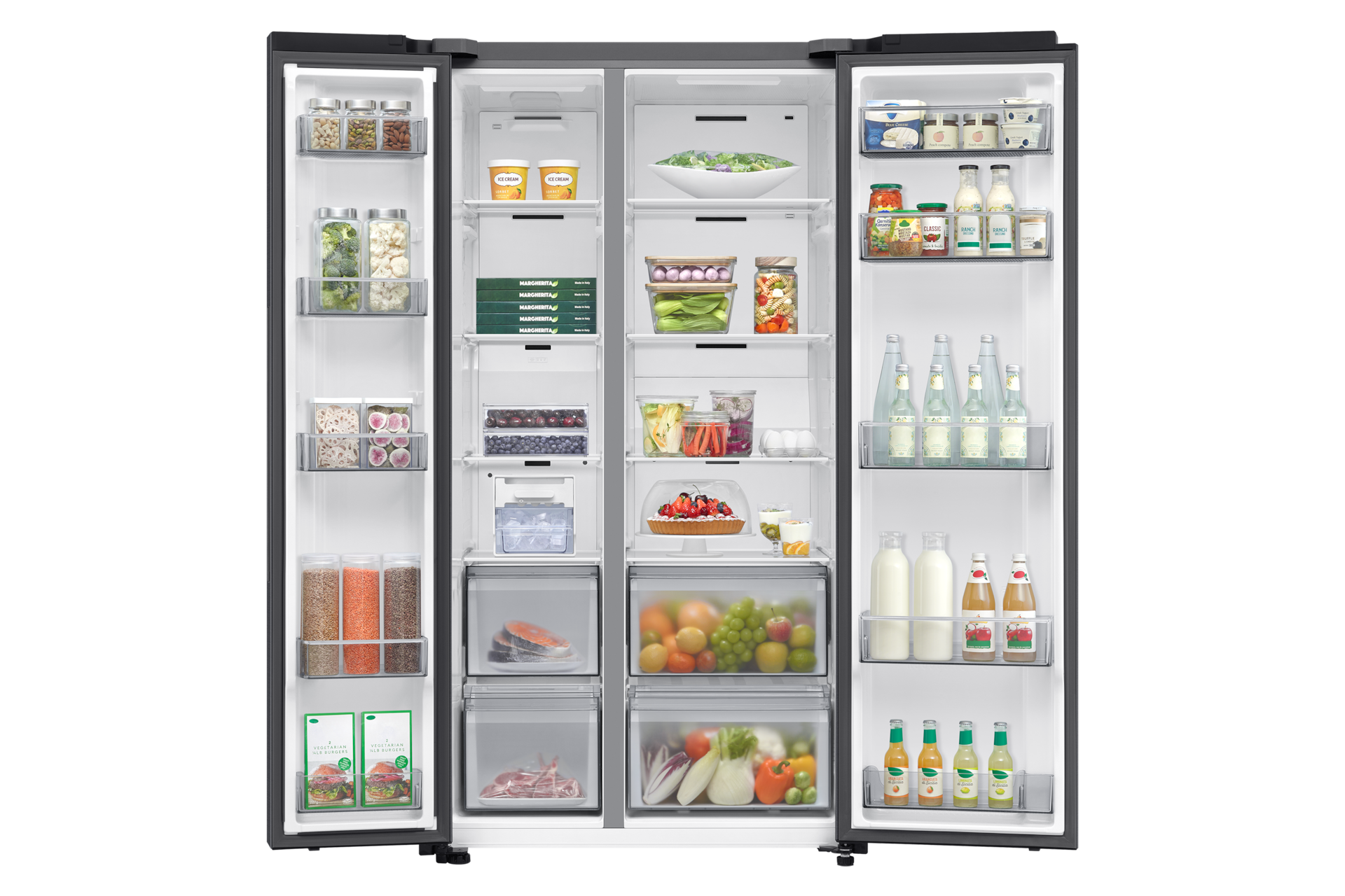 front-open-with-food Black Doi