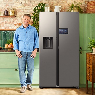 Bespoke AI Side-By-Side Refrigerator Series 9 AI Home 621L Silver