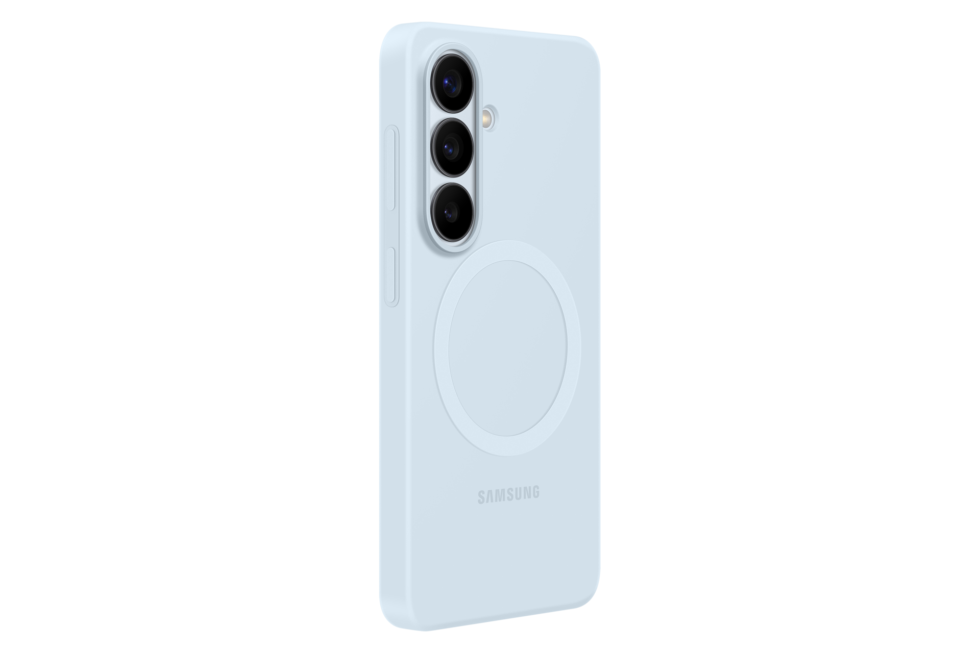 Silicone Magnet Case for Galaxy S26 Dynamic Light Blue 