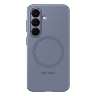 Silicone Magnet Case for Galaxy S26 Front Blue Violet 