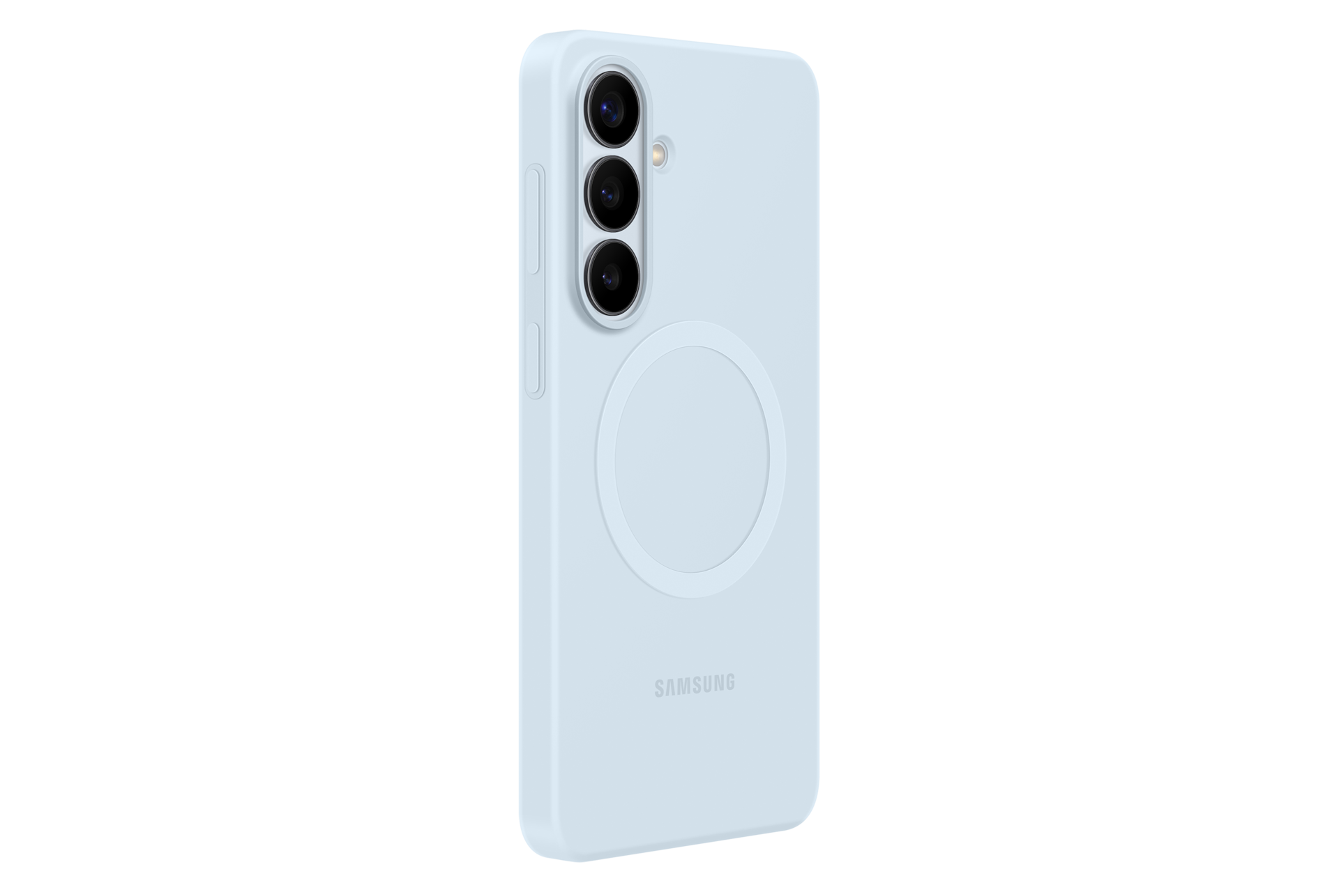 Silicone Magnet Case for Galaxy S26+ Dynamic Light Blue 