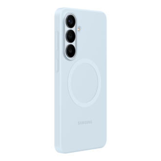 Silicone Magnet Case for Galaxy S26+ Dynamic Light Blue 