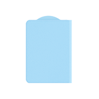 Magnet Card Wallet for Galaxy Front Ice Blue 