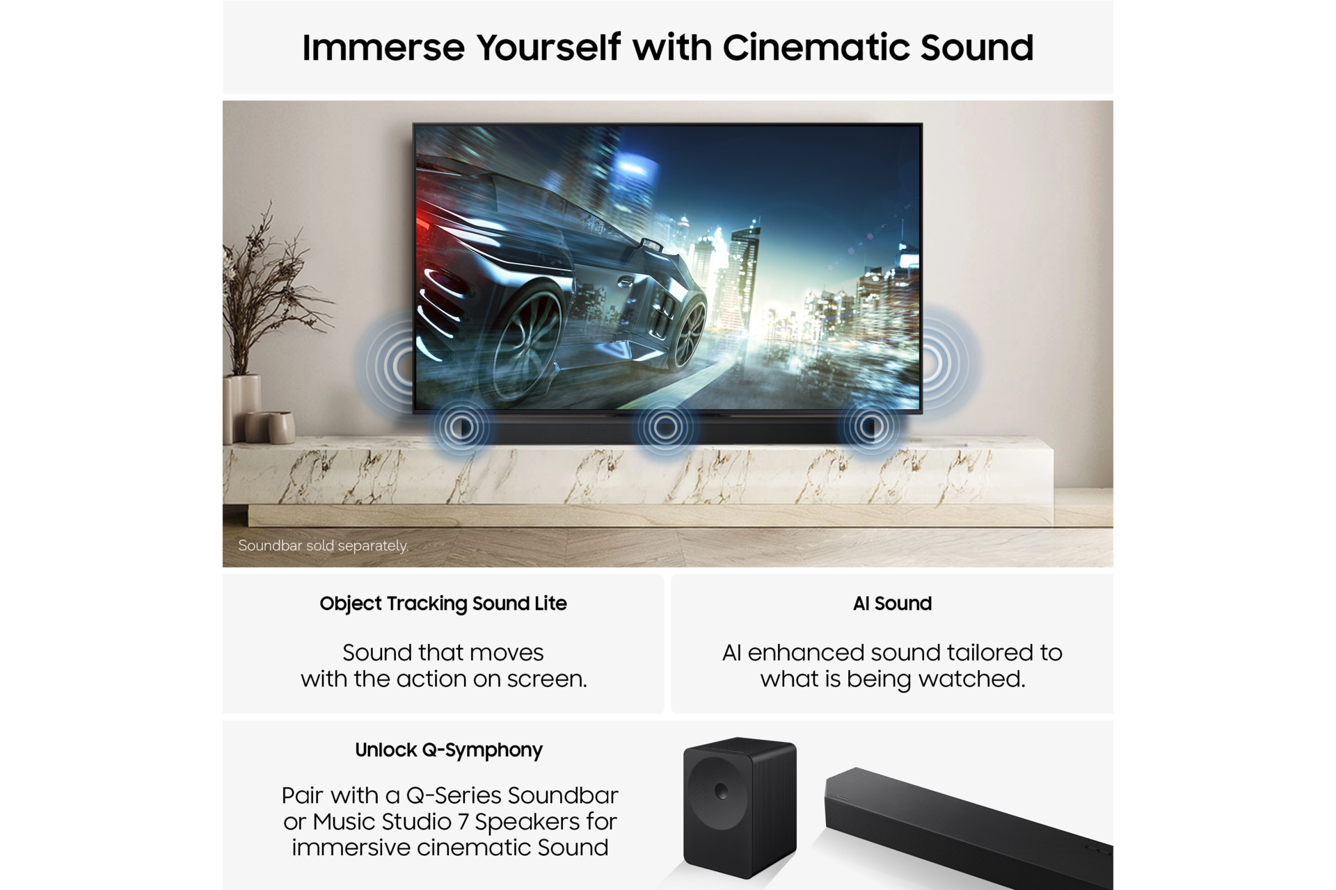 100" Mini LED M90H 4K Samsung Vision AI Smart TV (2026) Titanium Black