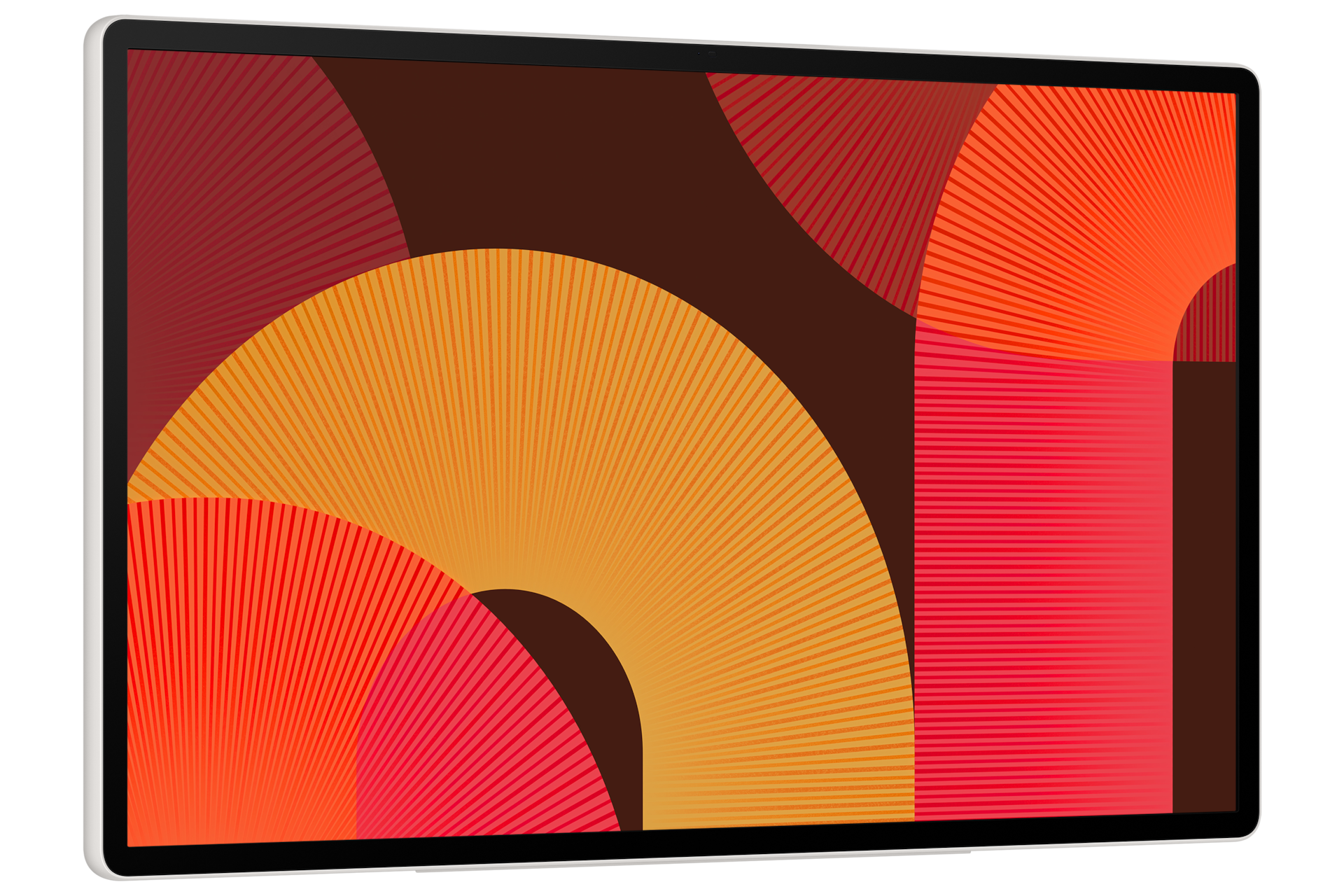 The Movingstyle QHD Portable Touch Screen Smart TV (2025) L-Perspective White The Movingstyle