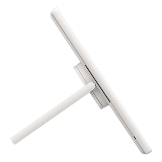 The Movingstyle QHD Portable Touch Screen Smart TV (2025) L-Kick-Stand White The Movingstyle