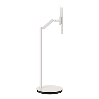 The Movingstyle QHD Portable Touch Screen Smart TV (2025) L-Side-With-Stand White The Movingstyle