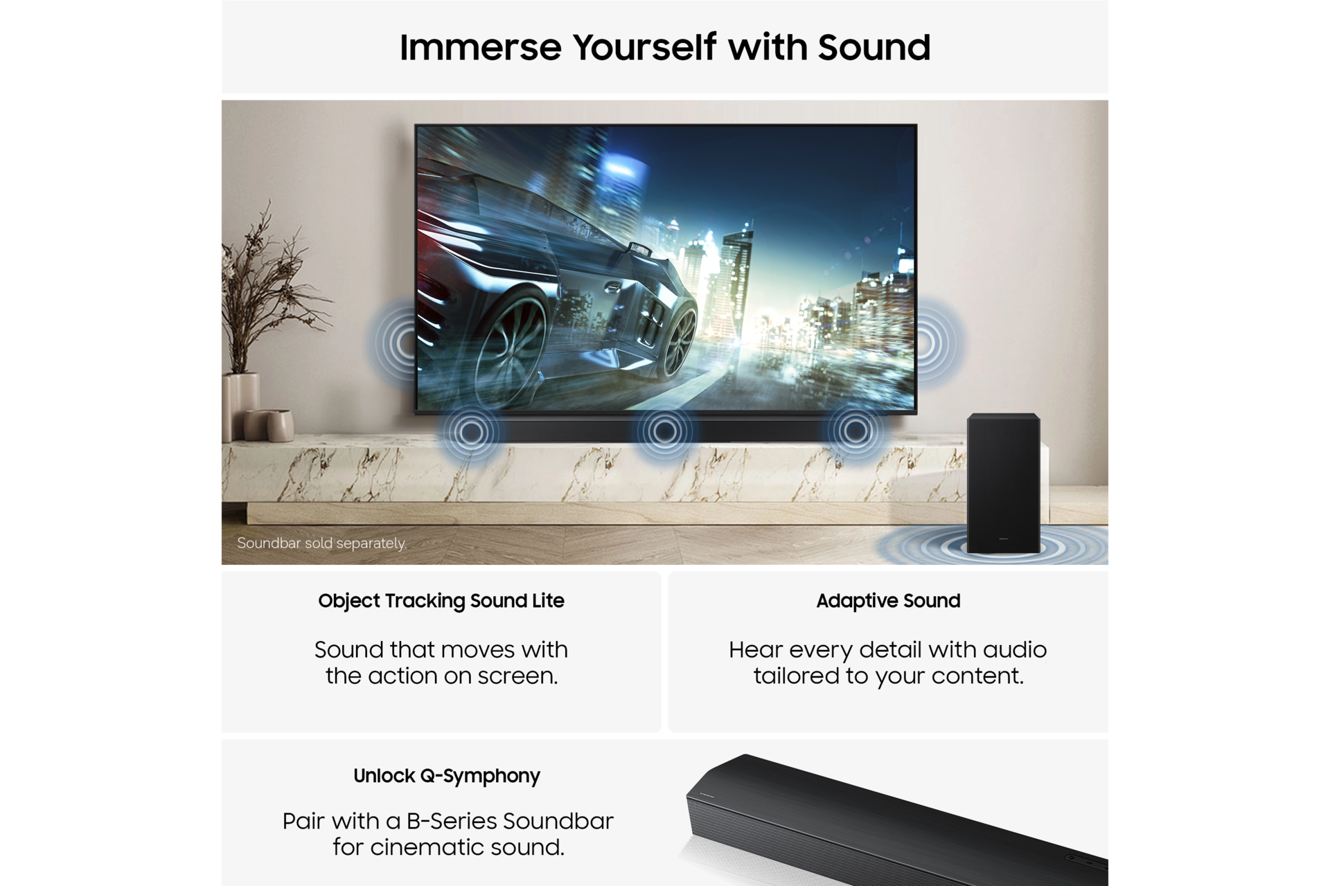 43" Mini LED M70H 4K Samsung Vision AI Smart TV (2026) Titanium Black