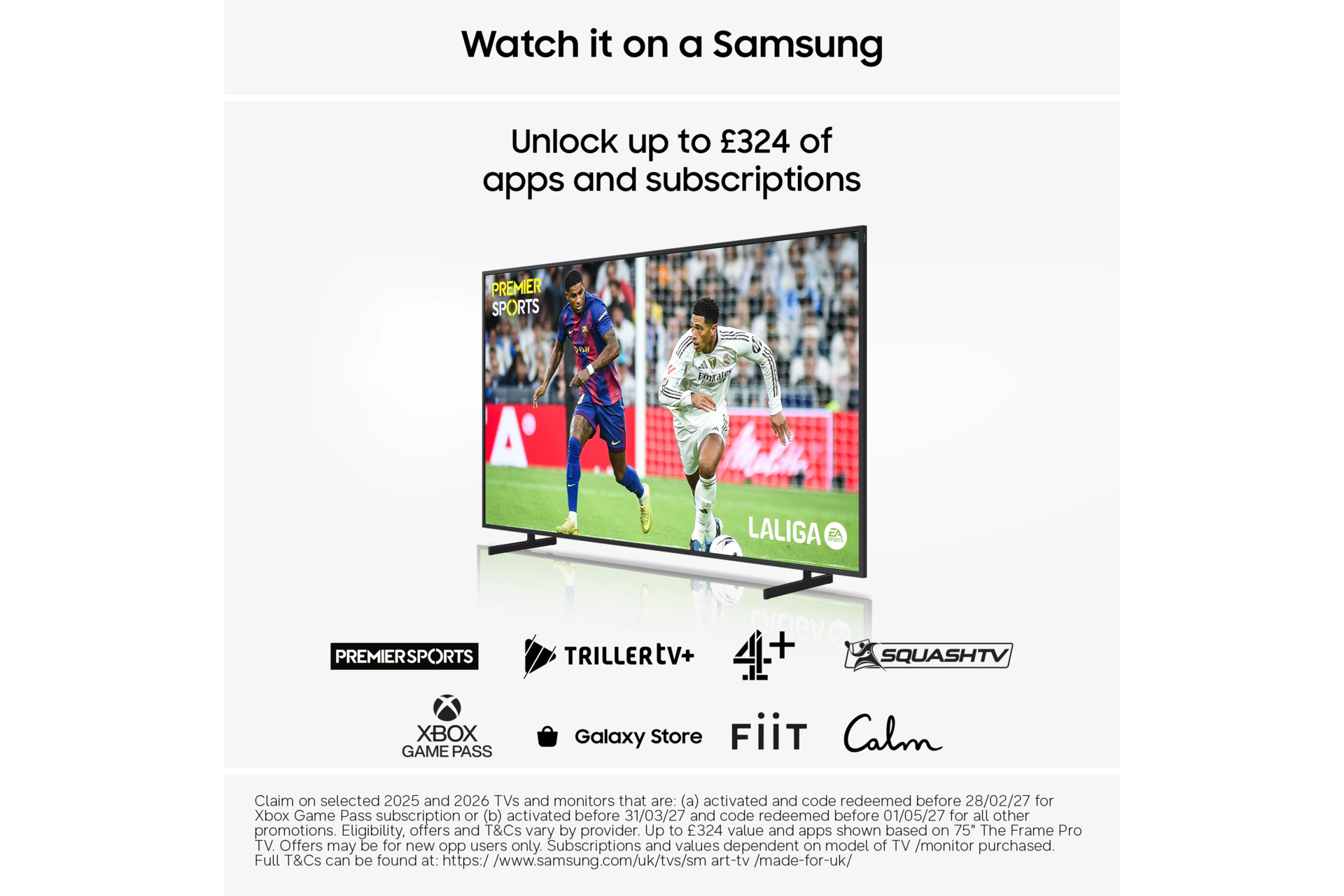 75" Mini LED M70H 4K Samsung Vision AI Smart TV (2026) Titanium Black