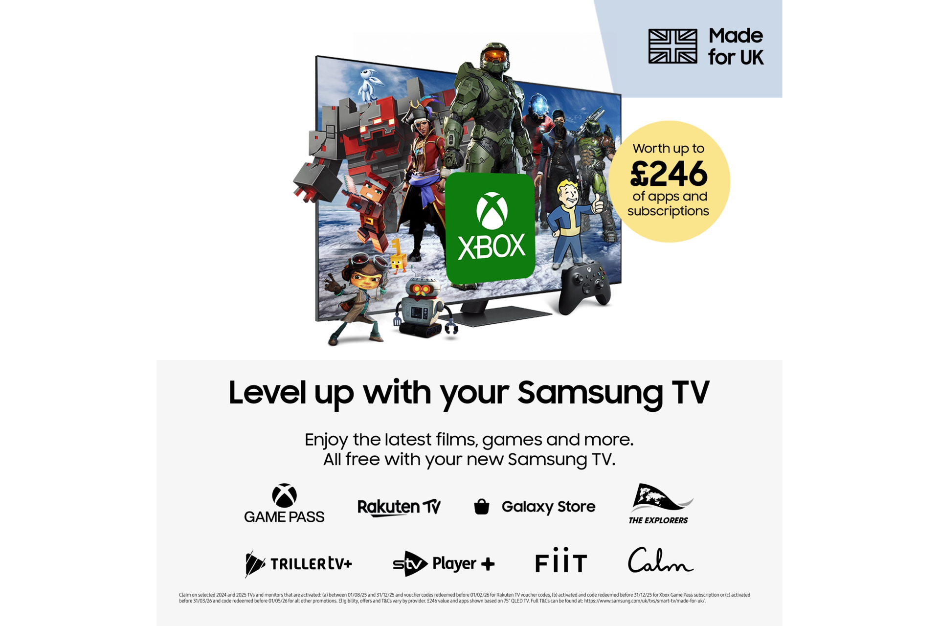 85" Crystal UHD U7000F 4K Smart TV (2025) Black