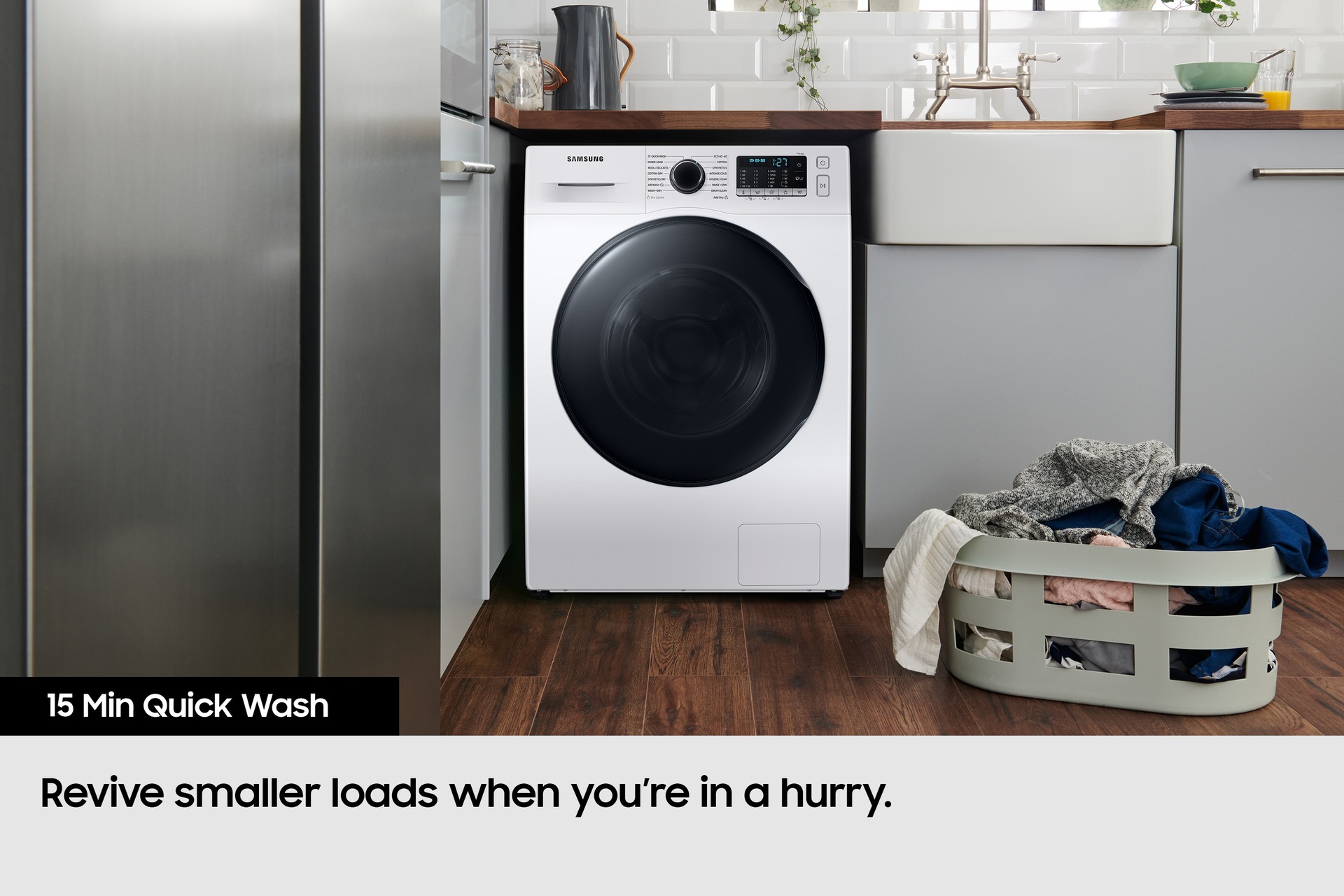 Front-Load Washing Machine Series 4 Hygiene Steam 9kg White