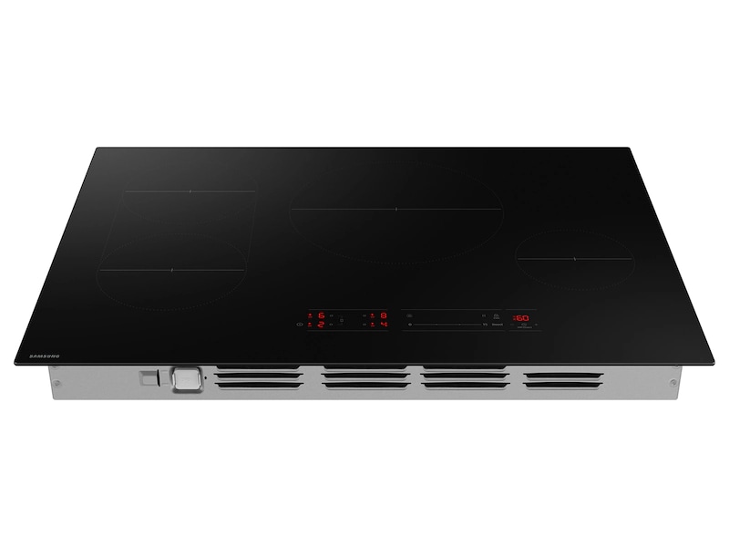 30" Induction Cooktop with Anti-Scratch Matte Glass and Sync Burners in Black Black