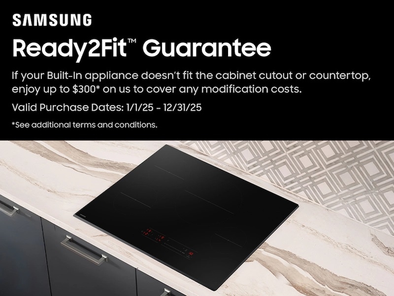 30" Induction Cooktop with Anti-Scratch Matte Glass and Sync Burners in Black Black