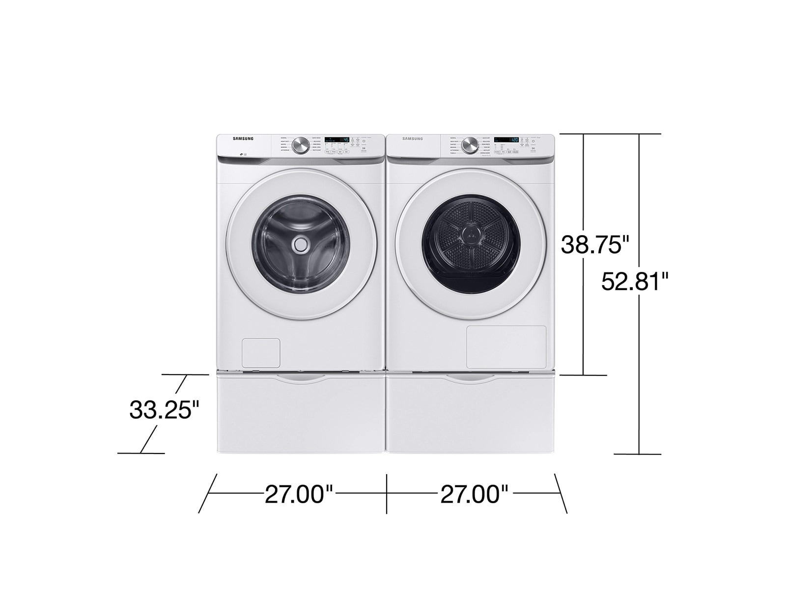 Front Load Ventless Heat Pump DryerVentless Hybrid Heat Pump | Wi-Fi | 7.5 cu.ft.