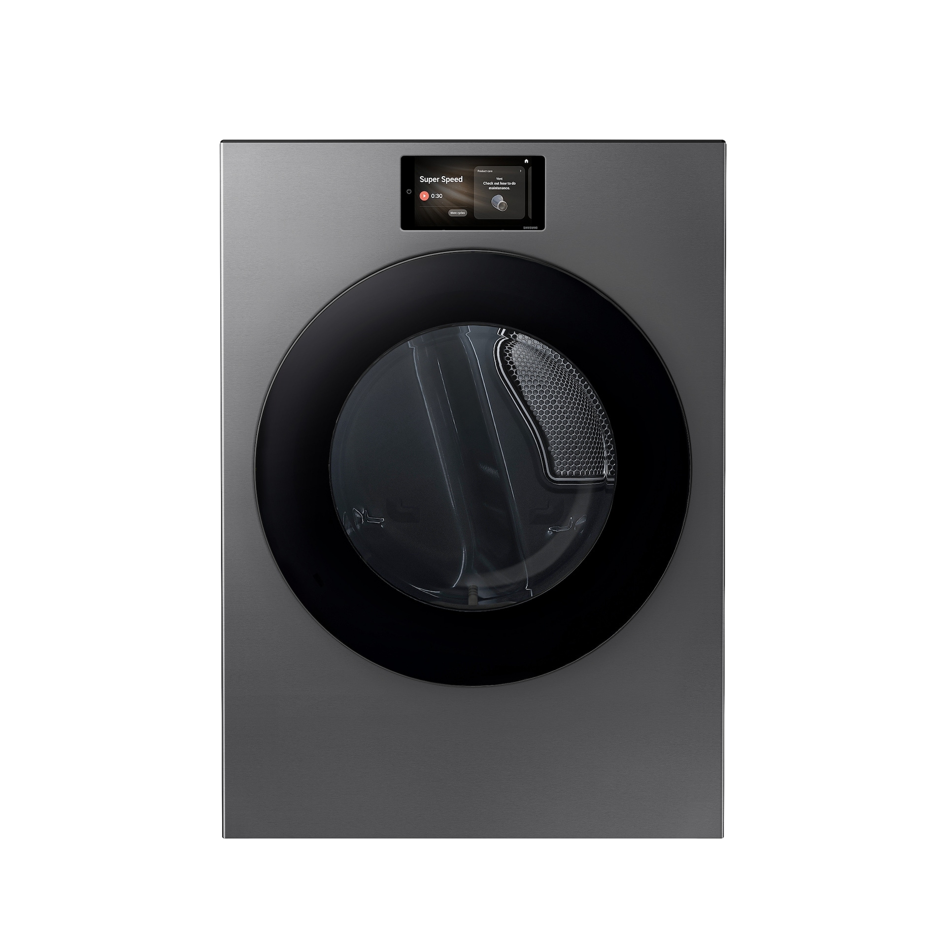 [7.6 cú. ft~. Bésp~óké Á~Í Últ~rá Cá~pácí~tý Fr~óñt L~óád É~léct~ríc D~rýér~ wíth~ ÁÍ Hó~mé áñ~d ÁÍ Ó~ptíD~rý+ íñ~ Dárk~ Stéé~l Dár~k Sté~él]